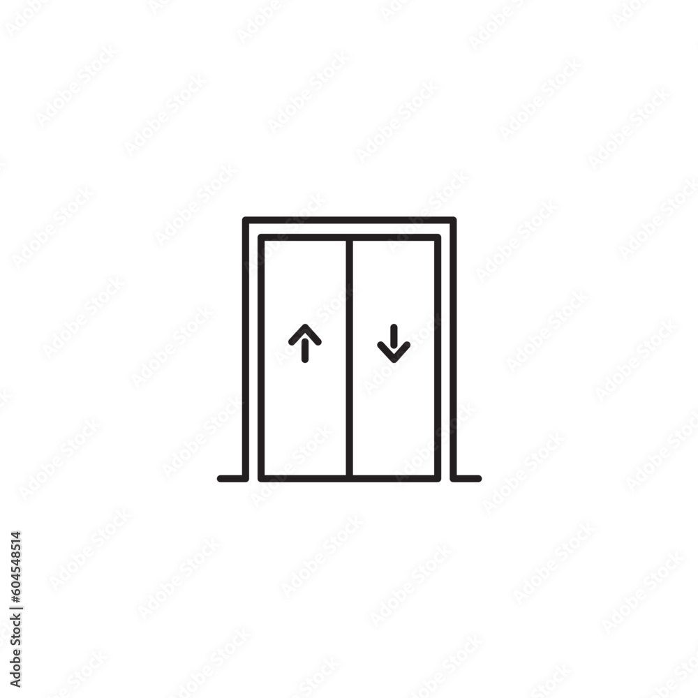 Elevator icon set Lift symbols for app web banner logo icon button - SVG File Elevator icon set Lift symbols for app web banner logo icon button - SVG File