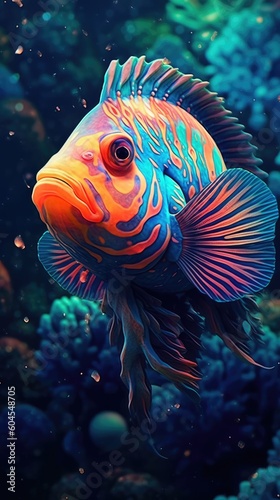 yellow tang fish © Omkar