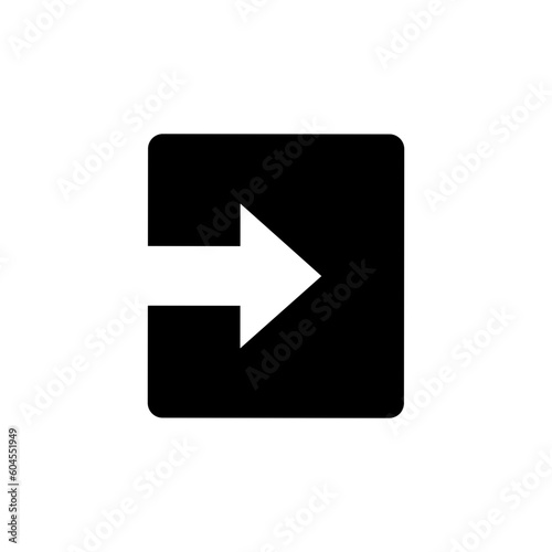 Free Download Login icon with arrow symbol. web vector icon - GFXLoad