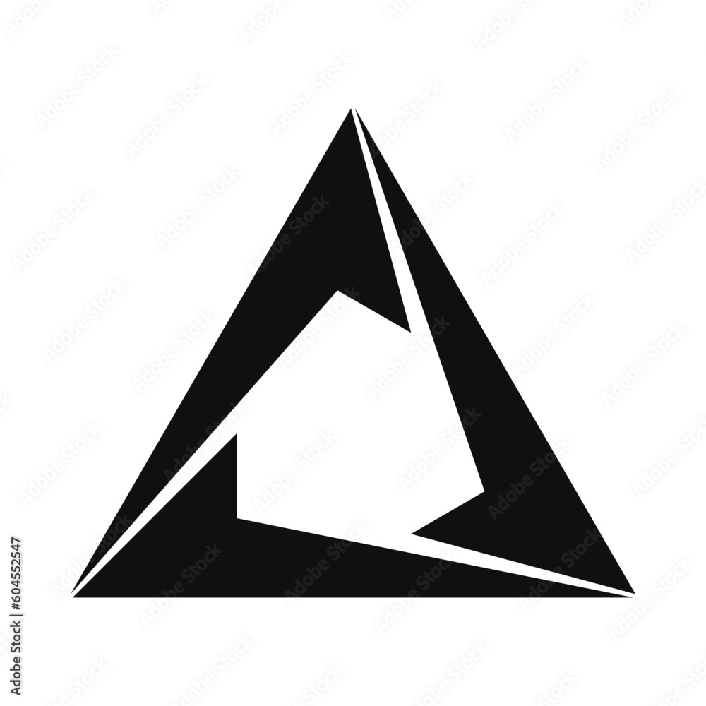 Three Bursting Arrow Halves Recycle Icon Three Bursting Arrow Halves Recycle Icon