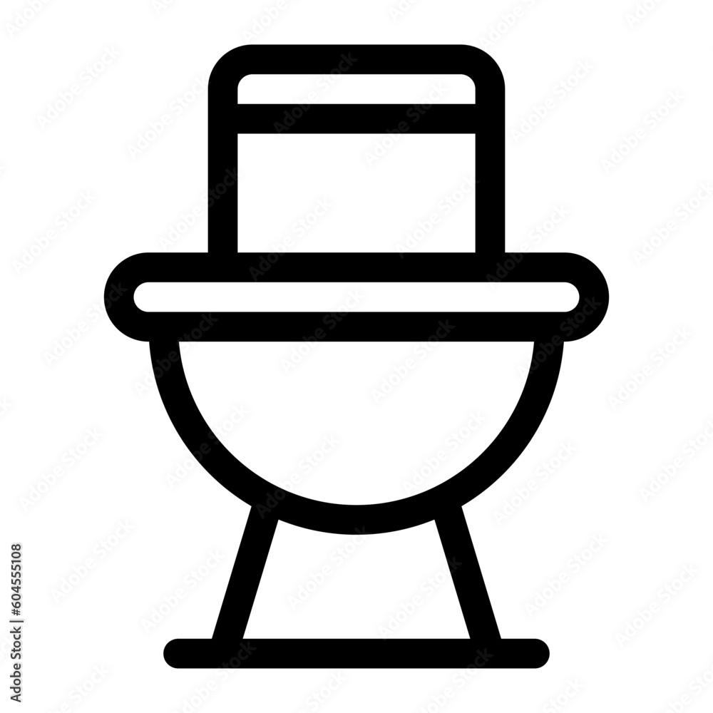toilet line icon toilet line icon