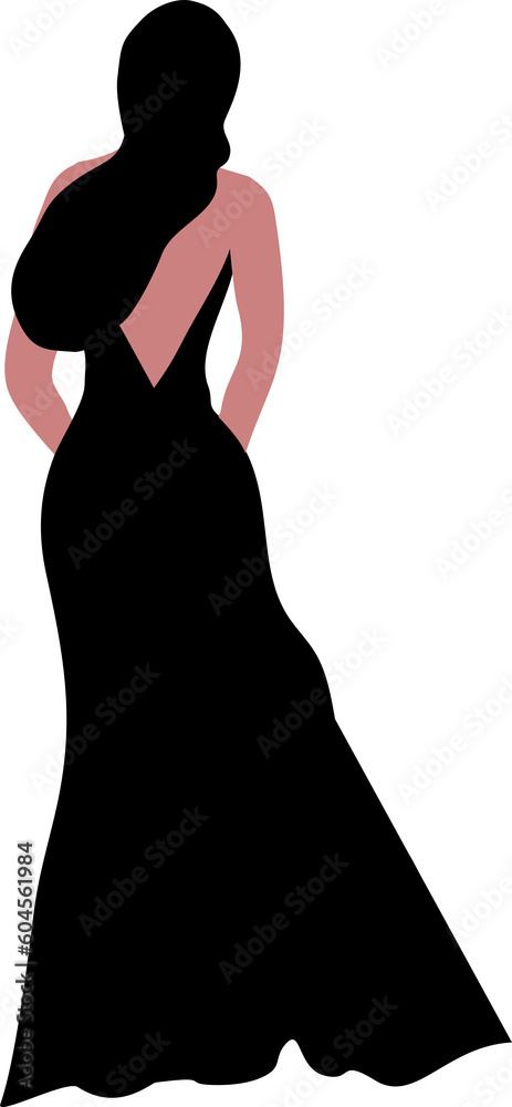 Woman standing at back side Woman standing at back side
