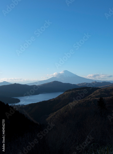 Fototapeta Naklejka Na Ścianę i Meble -  富士山と芦ノ湖