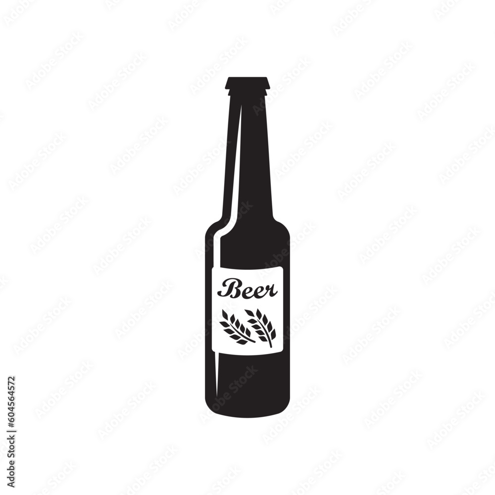 Beer bottle vector icon. Beer flat sign design. Beer bottle symbol pictogram. UX UI icon Beer bottle vector icon. Beer flat sign design. Beer bottle symbol pictogram. UX UI icon