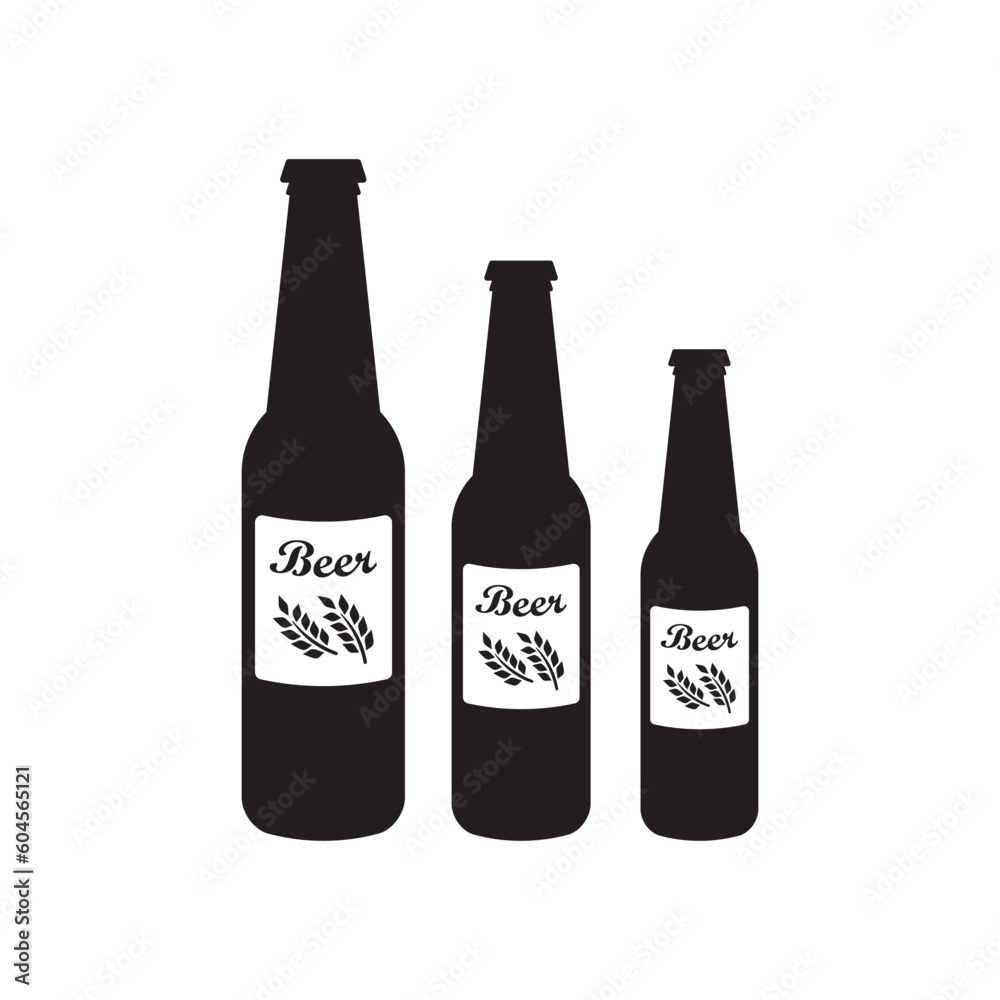 Beer bottle vector icon. Beer flat sign design. Beer bottle symbol pictogram. UX UI icon Beer bottle vector icon. Beer flat sign design. Beer bottle symbol pictogram. UX UI icon