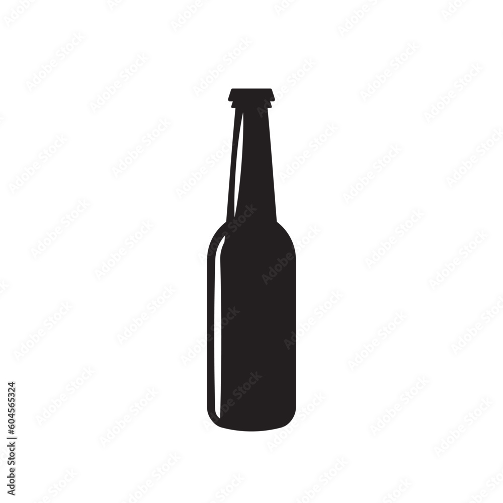 Beer bottle vector icon. Beer flat sign design. Beer bottle symbol pictogram. UX UI icon Beer bottle vector icon. Beer flat sign design. Beer bottle symbol pictogram. UX UI icon