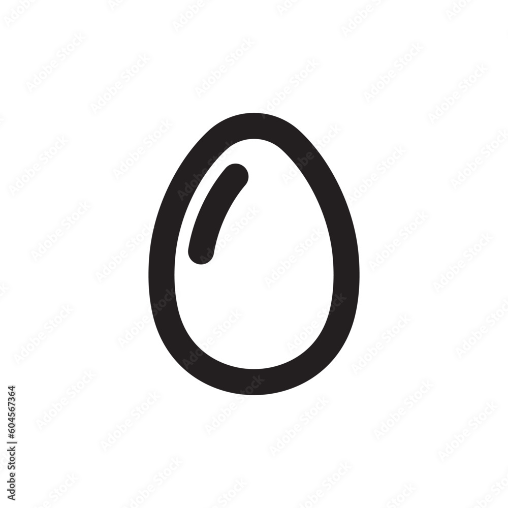 Egg vector icon. Egg flat sign design. Egg symbol pictogram. UX UI icon Egg vector icon. Egg flat sign design. Egg symbol pictogram. UX UI icon