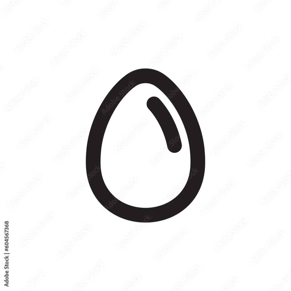 Egg vector icon. Egg flat sign design. Egg symbol pictogram. UX UI icon Egg vector icon. Egg flat sign design. Egg symbol pictogram. UX UI icon