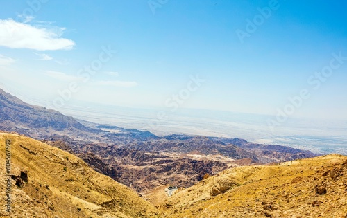 Panorama of Al- tafilah city and danna mountains- afra hot water
مدينة الطفيلة وجبال محمية ضانا الرائعة وبحيرة لوط عليه السلام