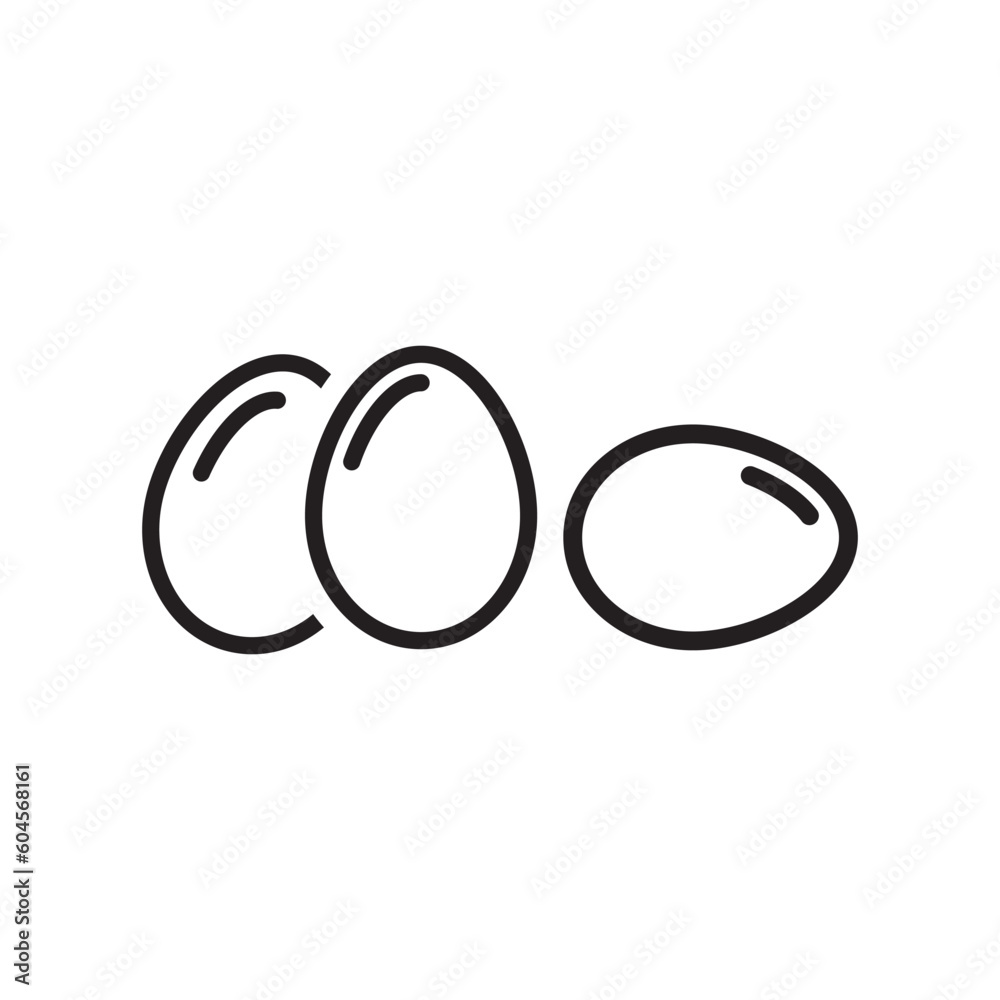 Egg vector icon. Egg flat sign design. Egg symbol pictogram. UX UI icon Egg vector icon. Egg flat sign design. Egg symbol pictogram. UX UI icon