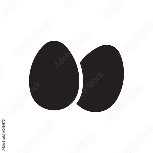 Egg vector icon. Egg flat sign design. Egg symbol pictogram. UX UI icon