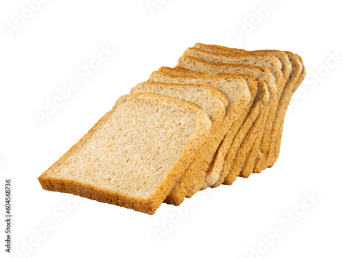 Fotótapéta pile of slice wheat bread element