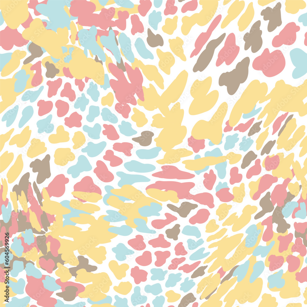 Seamless pattern. Modern stylish texture. Endless abstract mesh. Hand drawn background.