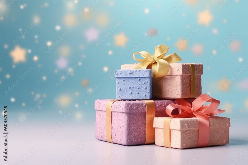 Obraz premium christmas gift boxes