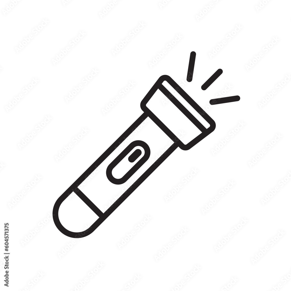 Flashlight vector icon. Flashlight flat sign design. Flashlight symbol pictogram. UX UI icon Flashlight vector icon. Flashlight flat sign design. Flashlight symbol pictogram. UX UI icon