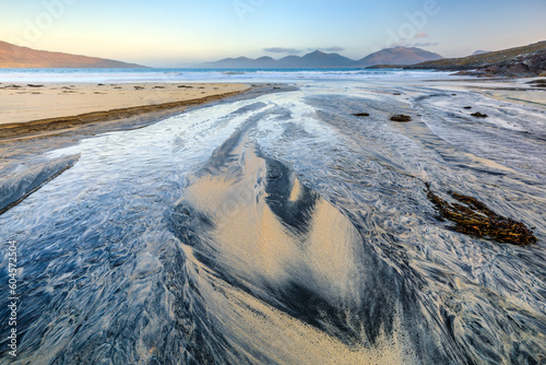Luskentyre beach on the Isle of Harris, Outer Hebrides, captured early morning.