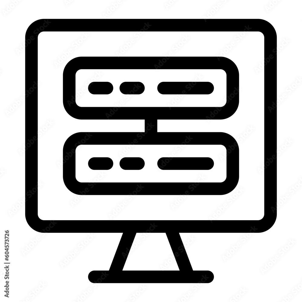 server line icon server line icon