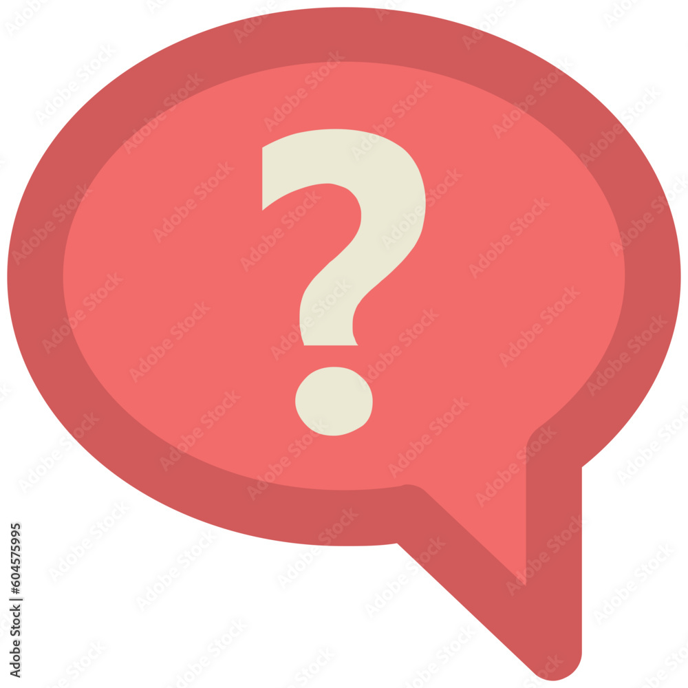 Query to ask, line icon design Query to ask, line icon design