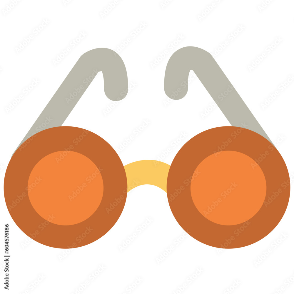 Icon of glasses bold line design Icon of glasses bold line design