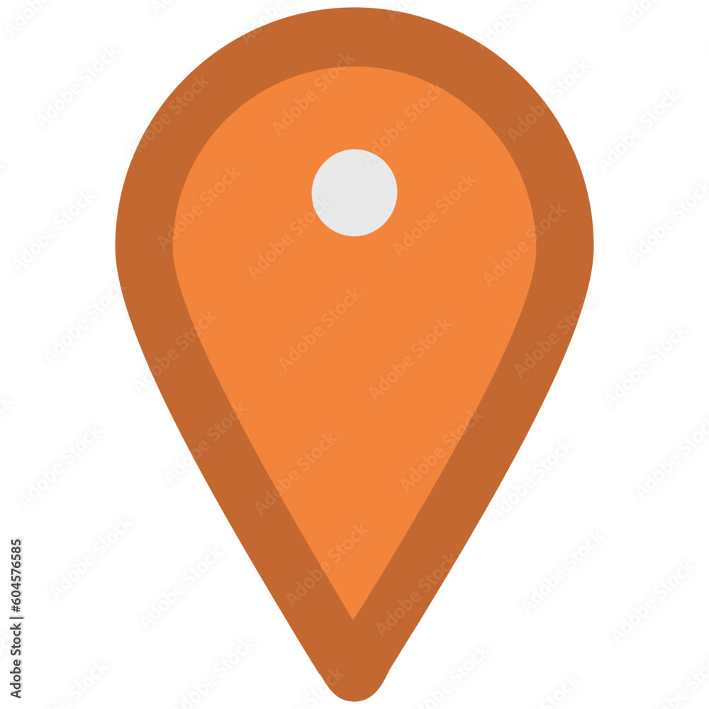 Map pin bold line icon download Map pin bold line icon download