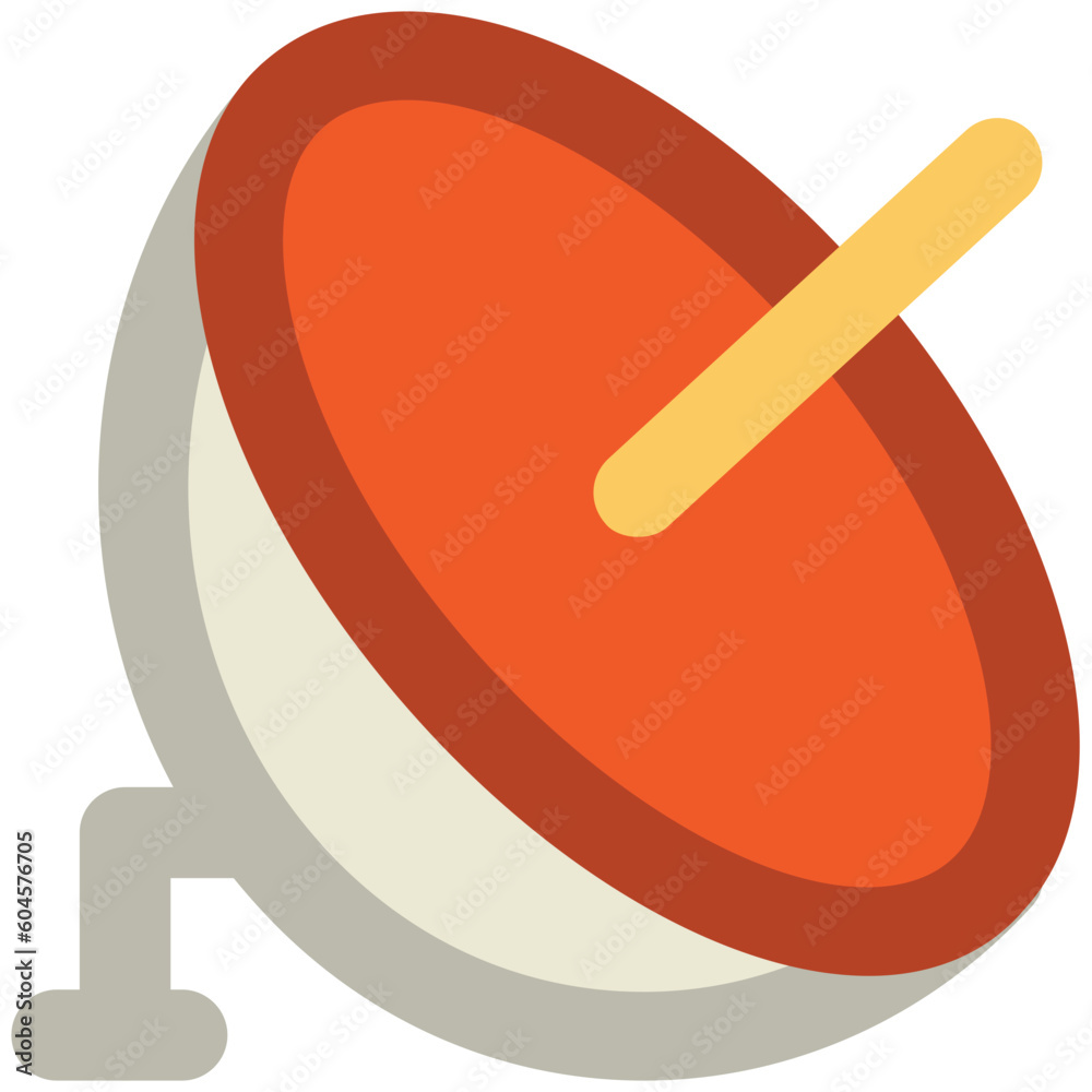 Icon of a bell bold line design 