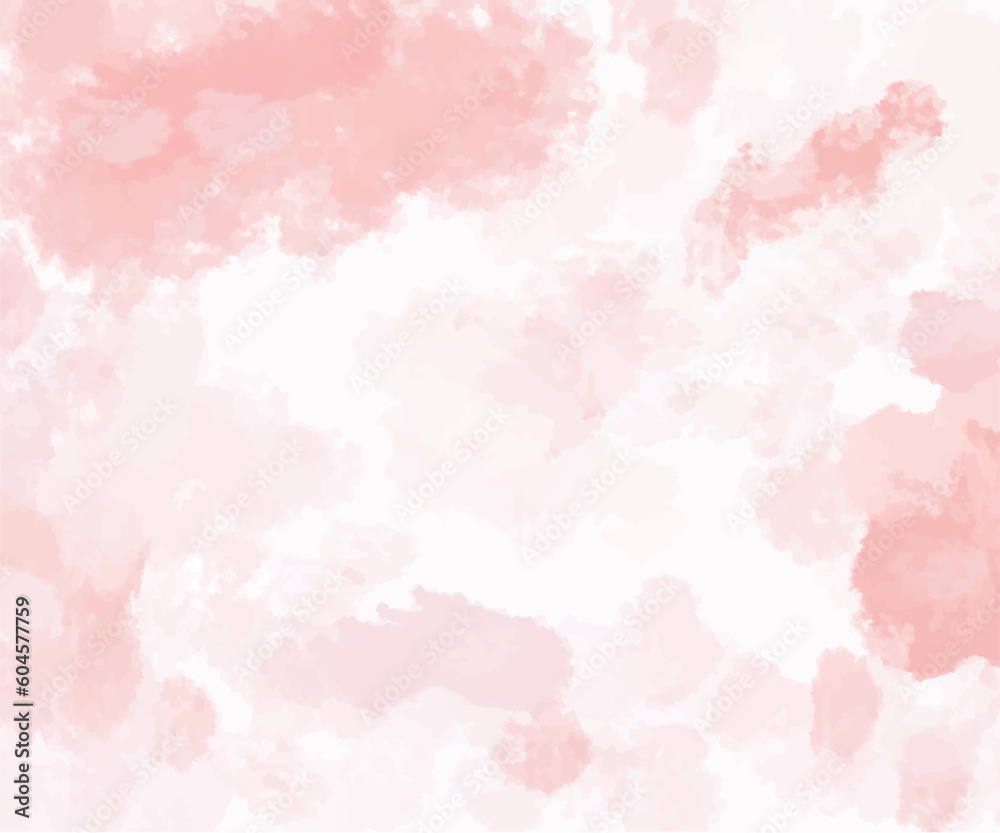 Pink abstract watercolor background, color abstract background vector