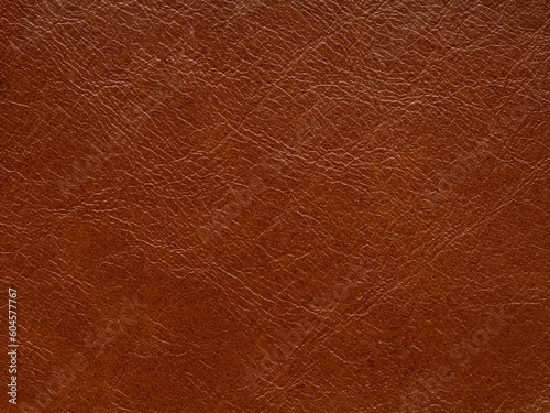 Luxury brown, leather textured surface. Genuine quality empty pattern in dark red tone.