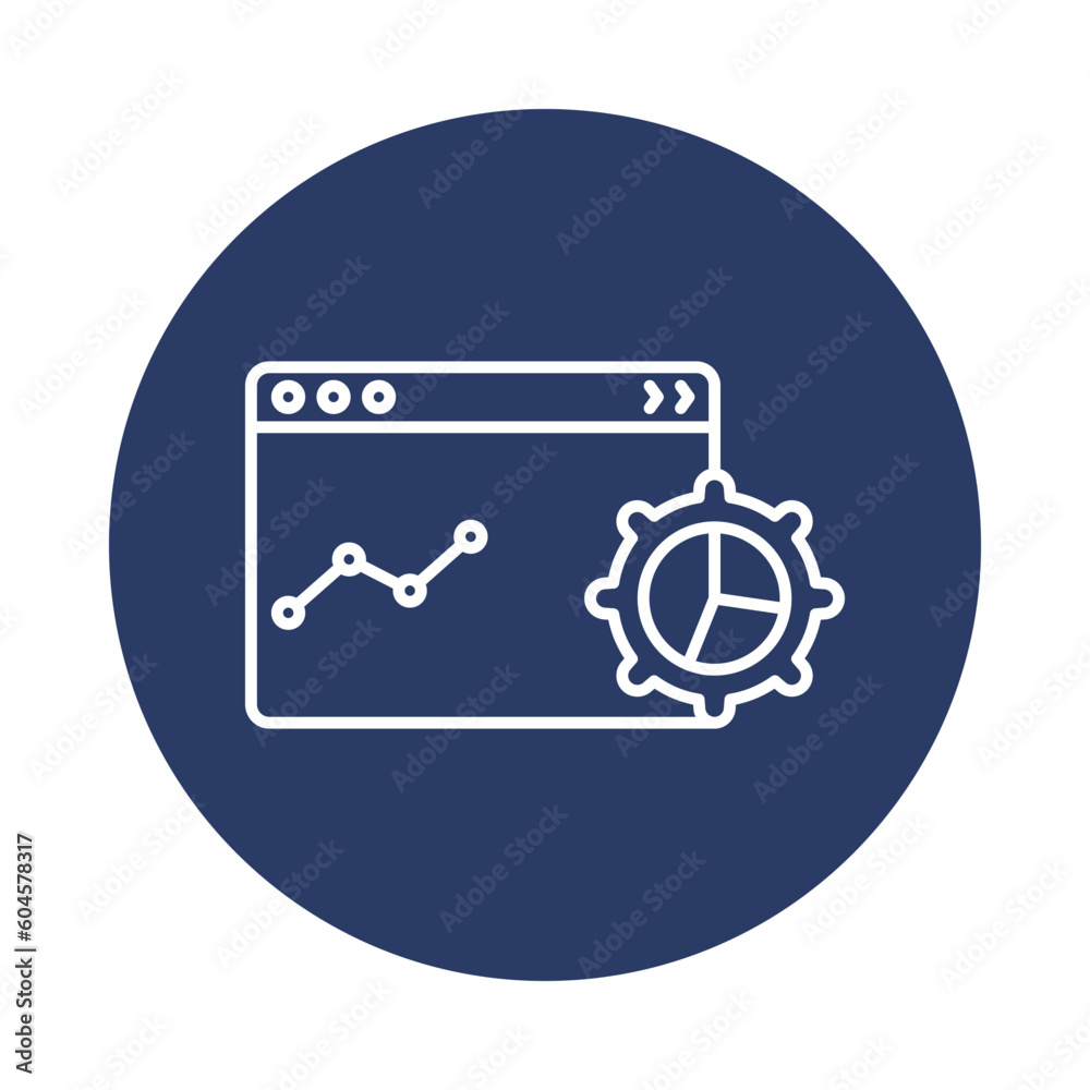 website, gear, grow, graph, pie chart, web grow icon website, gear, grow, graph, pie chart, web grow icon