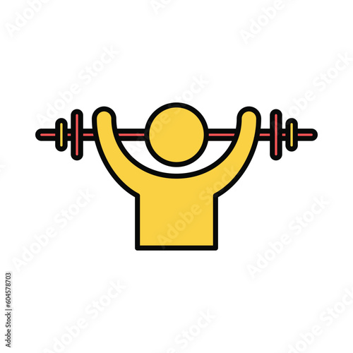 gym, man, weight, fitness, workout Weightlifting icon