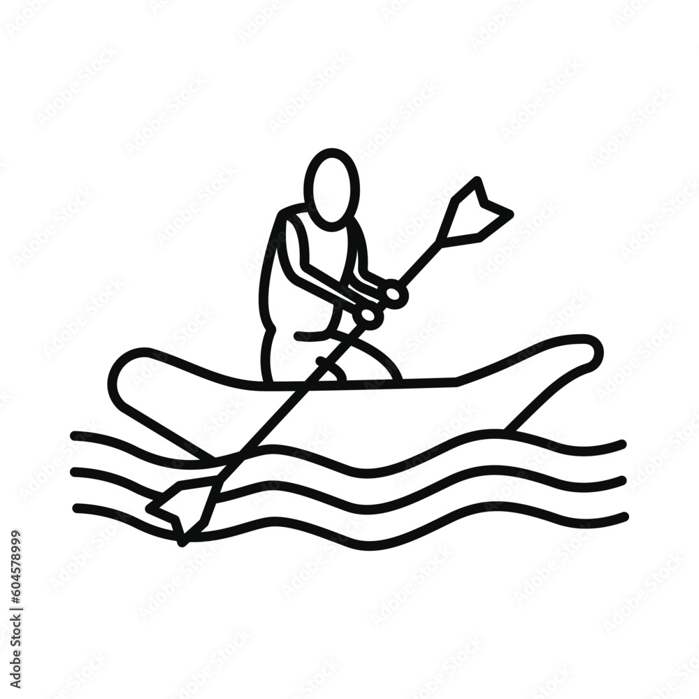 boat, man, boat riding, ocean, river, boat riding icon