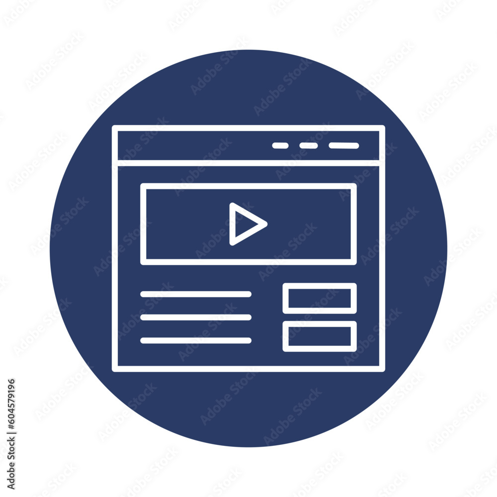 video, website, website ui, video player, video website icon video, website, website ui, video player, video website icon