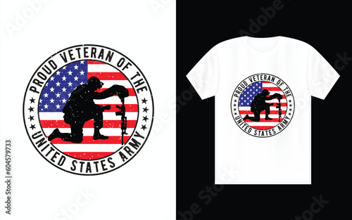 Proud U.S military memorial day premium vector t shirt design, Us army veteran t shirt design, veteran remember and honor design, solder hero t shirt designs, Veteran vector t shirt deisgn template
