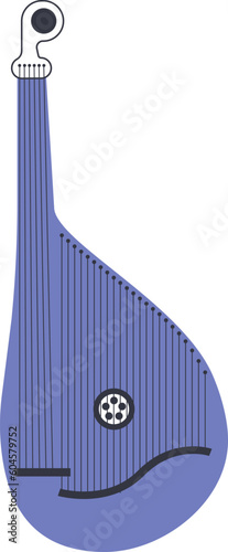 Bandura, Ukrainian national folklore stringed musical instrument.