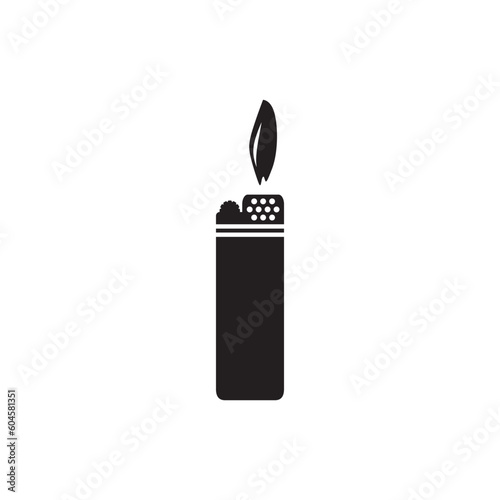 Lighter icon. Lighter vector icon. Fire lighter flat sign design. UX UI icon