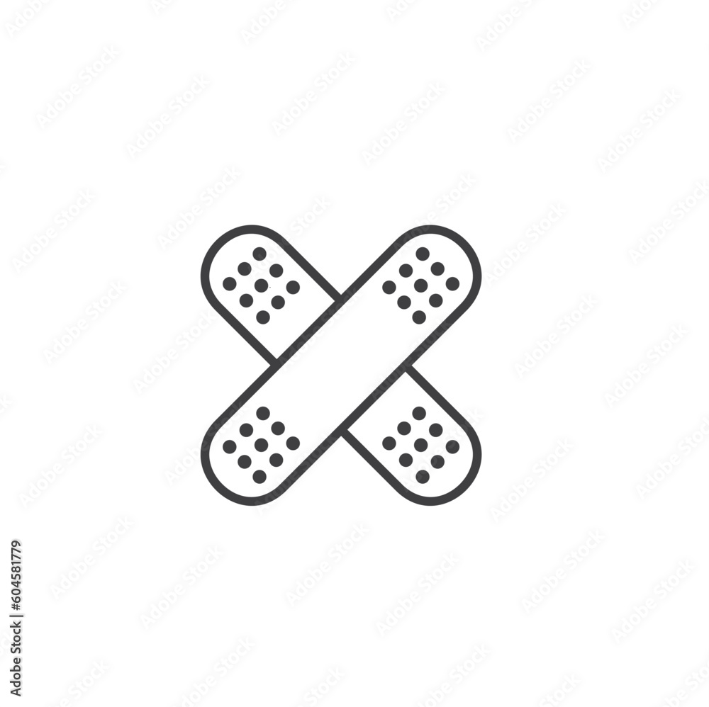 illustration of injury, accident icon, vector art. illustration of injury, accident icon, vector art.