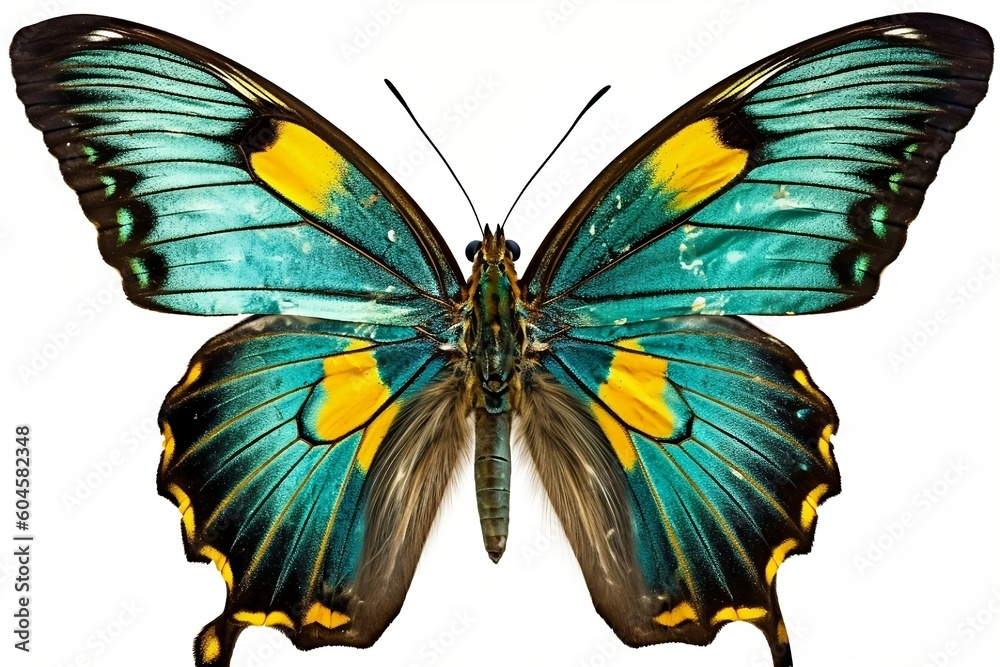 Fototapeta premium butterfly isolated on white. 