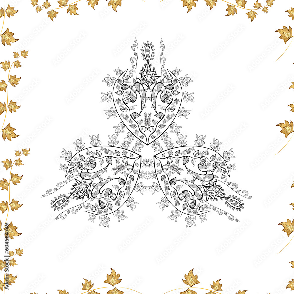 Seamless pattern with interesting doodles on colorfil background. illustration. Seamless pattern with interesting doodles on colorfil background. illustration.