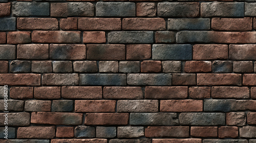 Dark, old brick wall