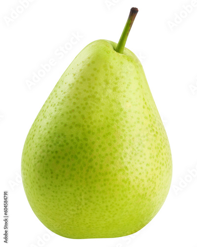 Pear isolated on white background, full depth of field