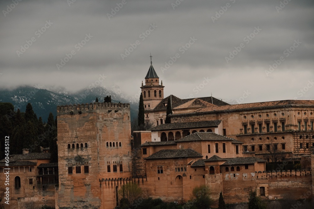 The Alhambra in Granada Palace -Castle, Spain 