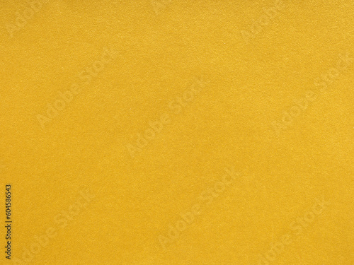 Bright yellow matte detail paper texture. Blank page pattern.