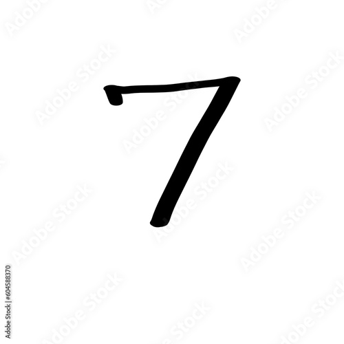 Quantity number7 seven 7 number seven photo