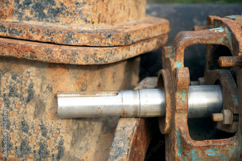 machinery parts with rust in it machinery parts with rust in it