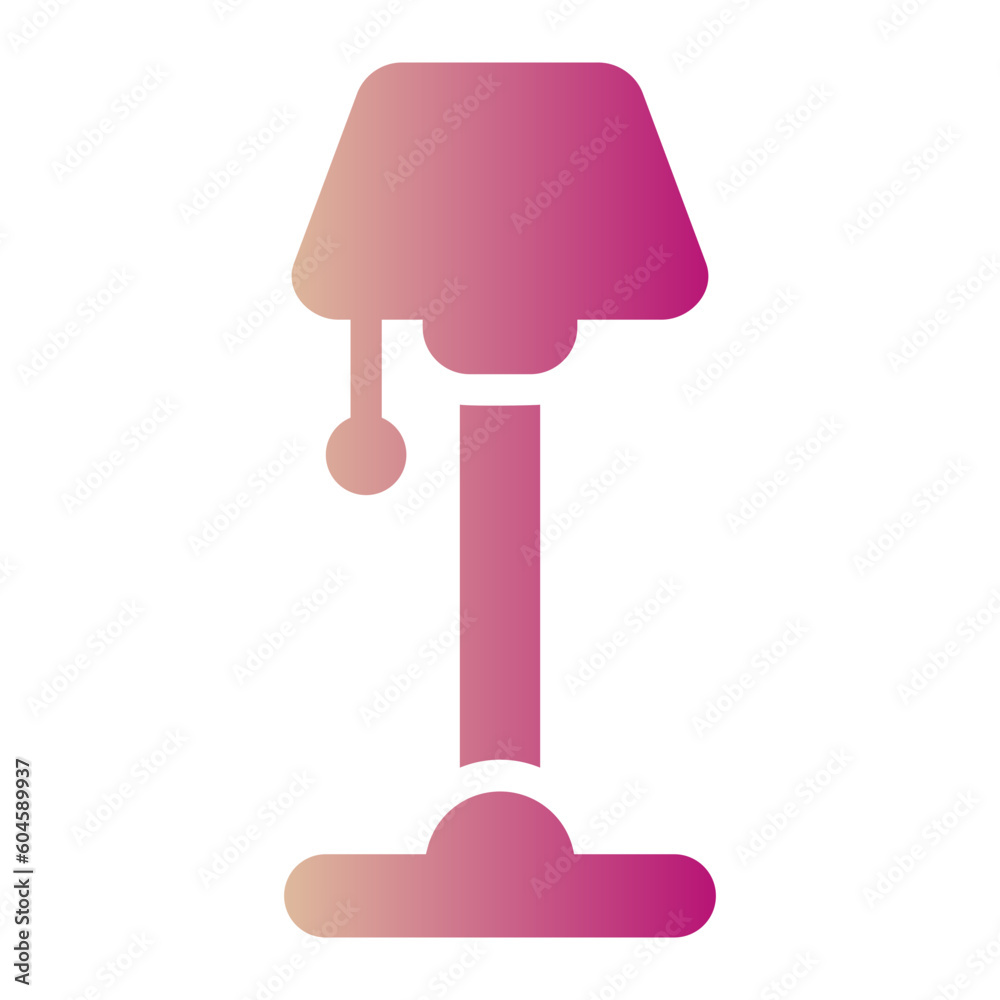 floor lamp gradient icon floor lamp gradient icon