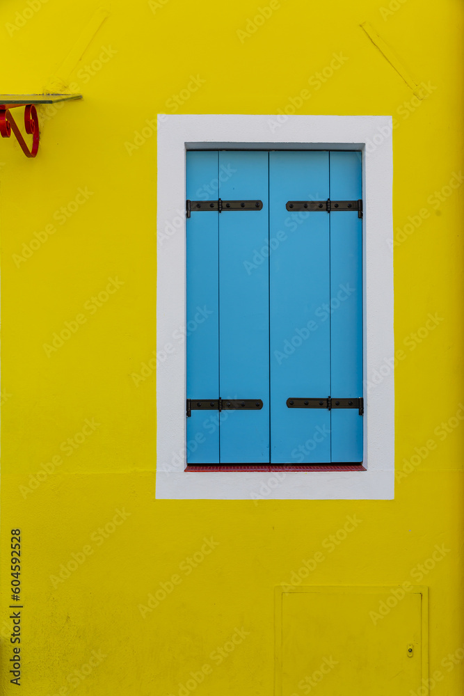 Stunning image of the Burano island on a bright day