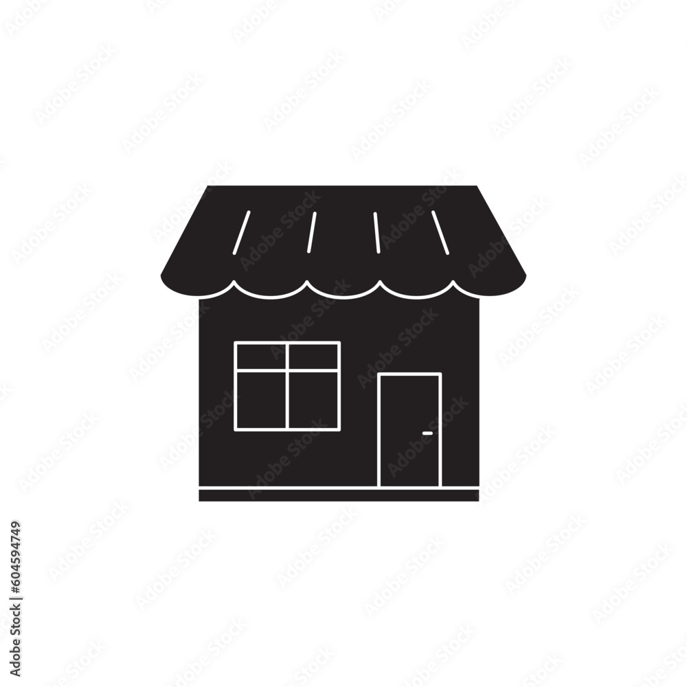 Store flat sign design. Store vector icon. Market icon. Supermarket symbol pictogram. UX UI icon Store flat sign design. Store vector icon. Market icon. Supermarket symbol pictogram. UX UI icon