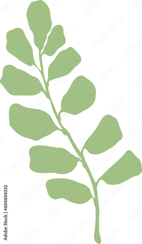 Leaf of floral isolated design Leaf of floral isolated design