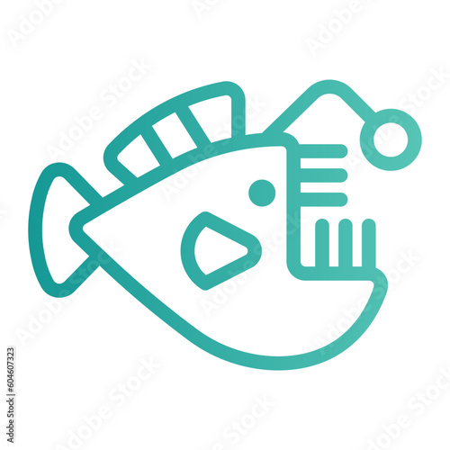anglerfish gradient icon