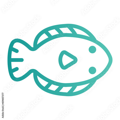 flounder gradient icon