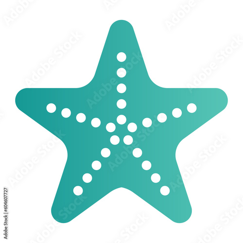starfish gradient icon photo